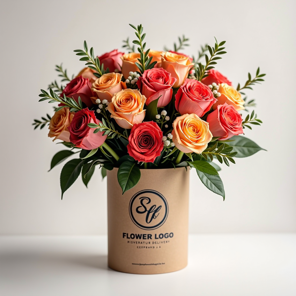 Blumenverschickende Logo - Premium Blumenversand Deutschland